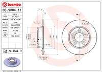 BREMBO 08908411 Bremsscheibe