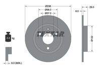 TEXTAR 92038500 Bremsscheibe