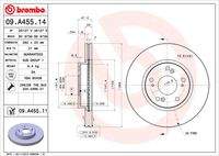 BREMBO 09A45511 Bremsscheibe