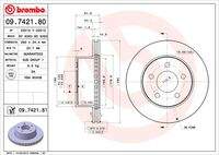 BREMBO 09742181 Bremsscheibe