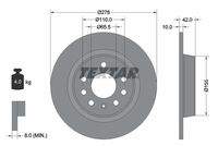 TEXTAR 92167603 Bremsscheibe