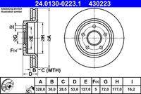 ATE 24013002231 Bremsscheibe