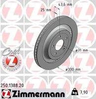 ZIMMERMANN 250138820 Bremsscheibe