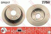 TRW DF6317 Bremsscheibe