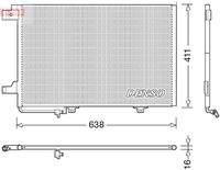 DENSO DCN17007 Kondensator, Klimaanlage