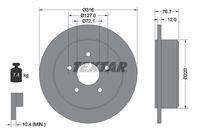 TEXTAR 92227700 Bremsscheibe