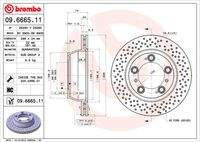 BREMBO 09666511 Bremsscheibe