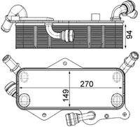 MAHLE CLC218000P Ölkühler, Automatikgetriebe