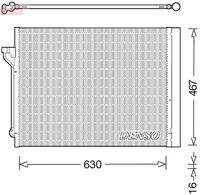 DENSO DCN05029 Kondensator, Klimaanlage