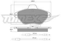 TOMEX Brakes TX1189 Bremsbelagsatz, Scheibenbremse