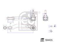 FEBI BILSTEIN 184435 Spurstangenkopf