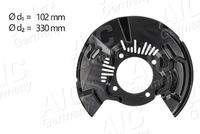 AIC 70741 Spritzblech, Bremsscheibe