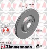 ZIMMERMANN 600324320 Bremsscheibe