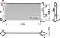 DENSO DRM46105 Kühler, Motorkühlung
