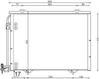 MAHLE AC211001S Kondensator, Klimaanlage