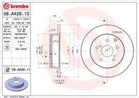 BREMBO 08A42911 Bremsscheibe