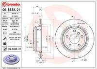 BREMBO 09B33821 Bremsscheibe