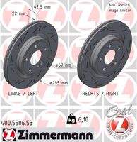 ZIMMERMANN 400550653 Bremsscheibe