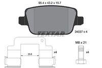 TEXTAR 2453701 Bremsbelagsatz, Scheibenbremse