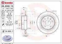 BREMBO 08830511 Bremsscheibe