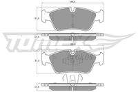 TOMEX Brakes TX1435 Bremsbelagsatz, Scheibenbremse