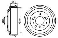 BOSCH 0986477098 Bremstrommel