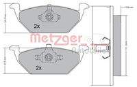 METZGER 1170027 Bremsbelagsatz, Scheibenbremse