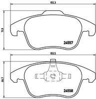 BREMBO P61086 Bremsbelagsatz, Scheibenbremse