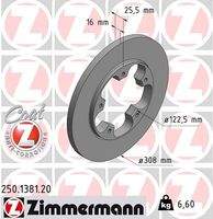ZIMMERMANN 250138120 Bremsscheibe