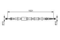 BOSCH 1987482109 Seilzug, Feststellbremse