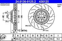ATE 24013601252 Bremsscheibe