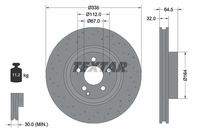TEXTAR 92171905 Bremsscheibe