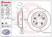 BREMBO 09C88411 Bremsscheibe