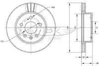 TOMEX Brakes TX7052 Bremsscheibe