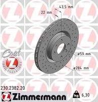 ZIMMERMANN 230238220 Bremsscheibe