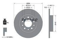TEXTAR 92230203 Bremsscheibe