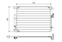 VALEO 822605 Kondensator, Klimaanlage
