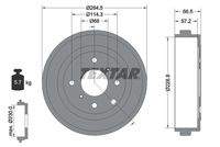 TEXTAR 94046400 Bremstrommel