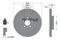 TEXTAR 92046803 Bremsscheibe