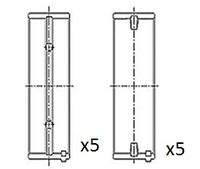 FAI AutoParts BM1029STD Kurbelwellenlager