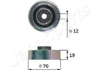 JAPANPARTS RP815 Umlenk-/Führungsrolle, Keilrippenriemen