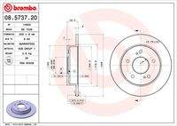 BREMBO 08573720 Bremsscheibe