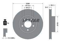 TEXTAR 92066903 Bremsscheibe