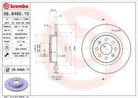 BREMBO 08946011 Bremsscheibe