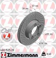 ZIMMERMANN 460152520 Bremsscheibe