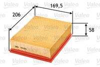 VALEO 585006 Luftfilter