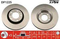 TRW DF1225 Bremsscheibe