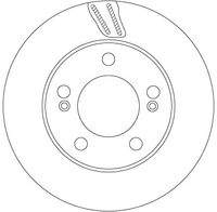 TRW DF6876 Bremsscheibe