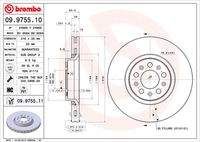 BREMBO 09975511 Bremsscheibe