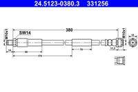 ATE 24512303803 Bremsschlauch